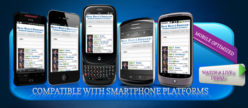 Mobile Law Firm Websites